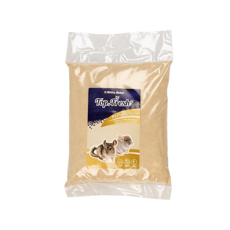 WITTE MOLEN TopFresh Chinchilla Bathing Sand (great for hamster too) 800g
