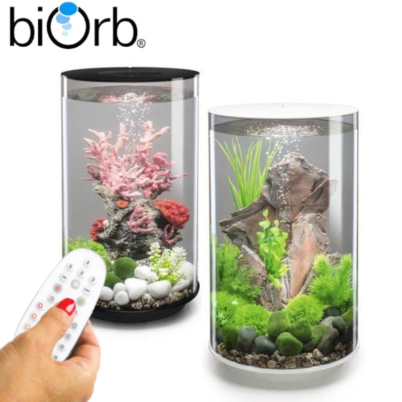 BiOrb Tube 30 Aquarium MCR LED Lighting Black / White White