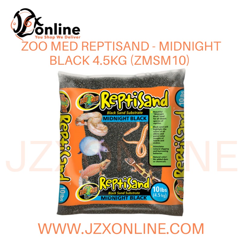 Zoo Med ReptiSand – Midnight Black – 4.5kg (ZMSM10)