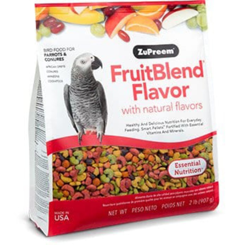ZuPreem FruitBlend for Parrots and Conures