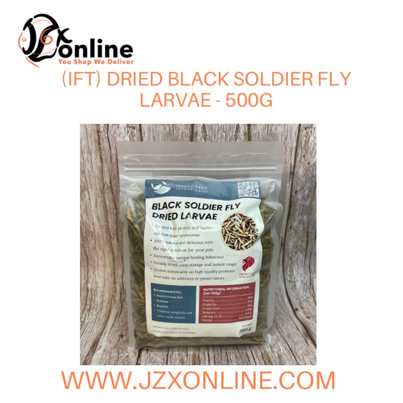 (IFT) Dried Black Soldier Fly Larvae – 500g