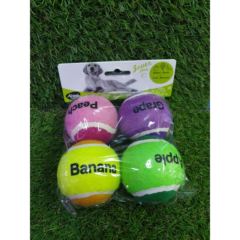 Aime Jouet Tennis Balls (Fruit Flavored)