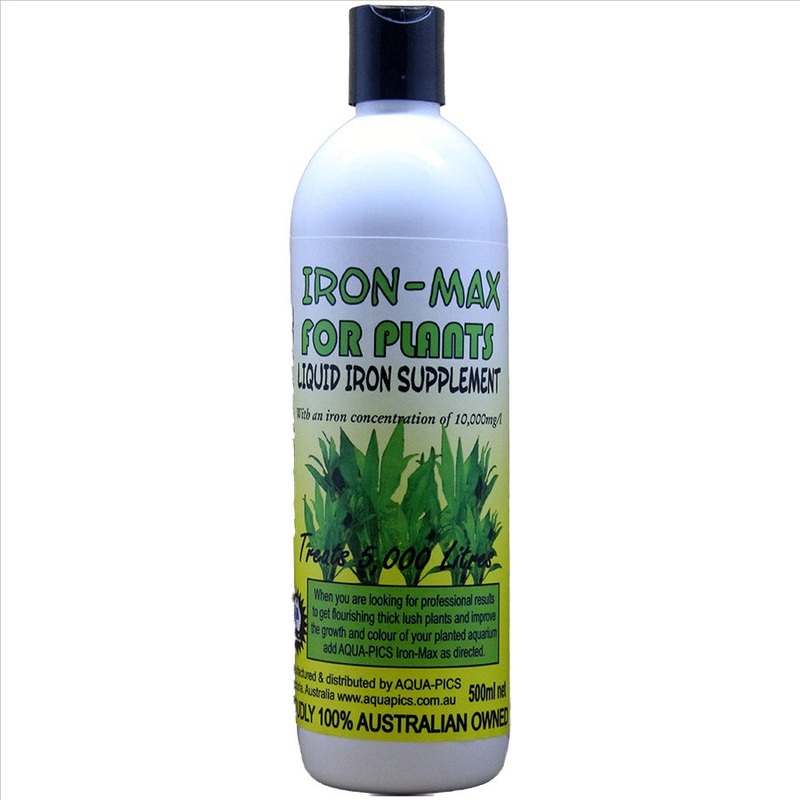 Aqua-Pics IRON – MAX Professional Grade Iron Supplement 500ml