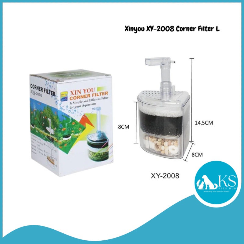 Xinyou XY-2008/2010/2011 Corner Filter L Fish & Aquatic XY-2008