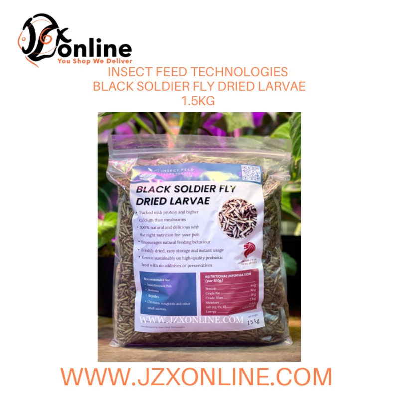 (IFT) Dried Black Soldier Fly Larvae – 1.5kg