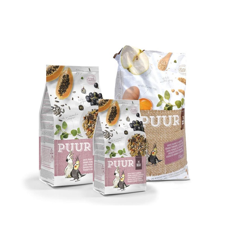 WITTE MOLEN Puur Large Parakeet & Cockatoo 750g