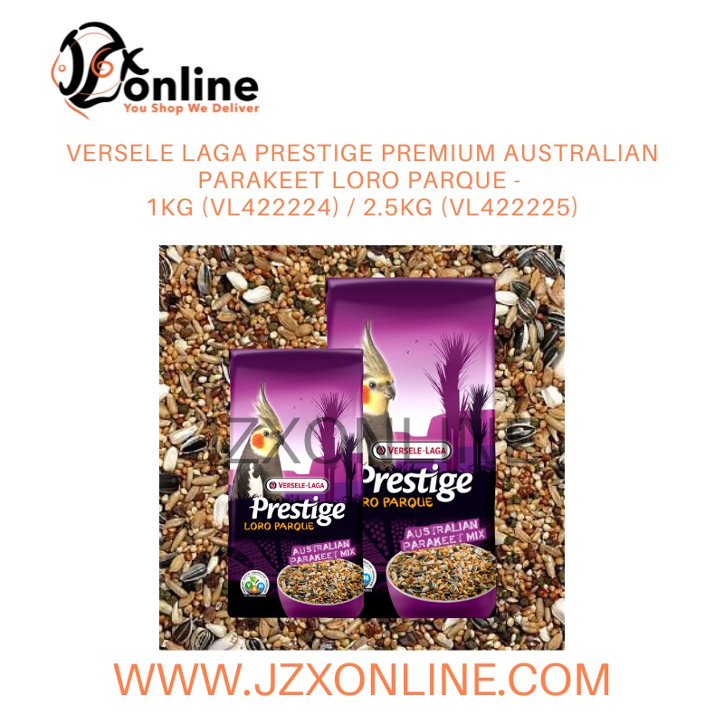 VERSELE LAGA Prestige Premium Australian Parakeet Loro Parque – 1kg (VL422224) / 2.5kg (VL422225) 1kg (VL422224)