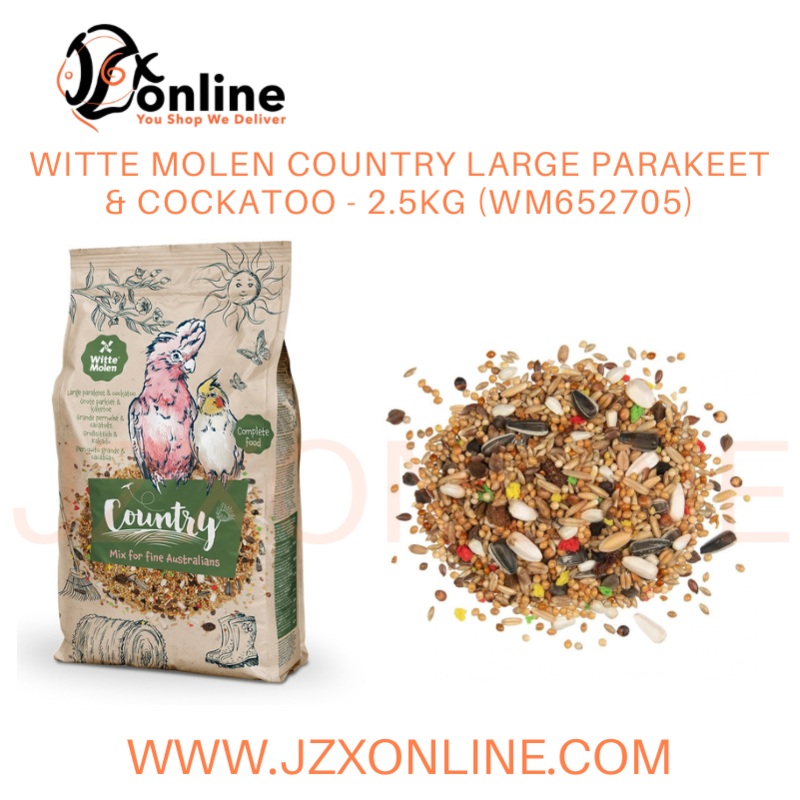 WITTE MOLEN Country Large Parakeet & Cockatoo – 2.5kg (WM652705)