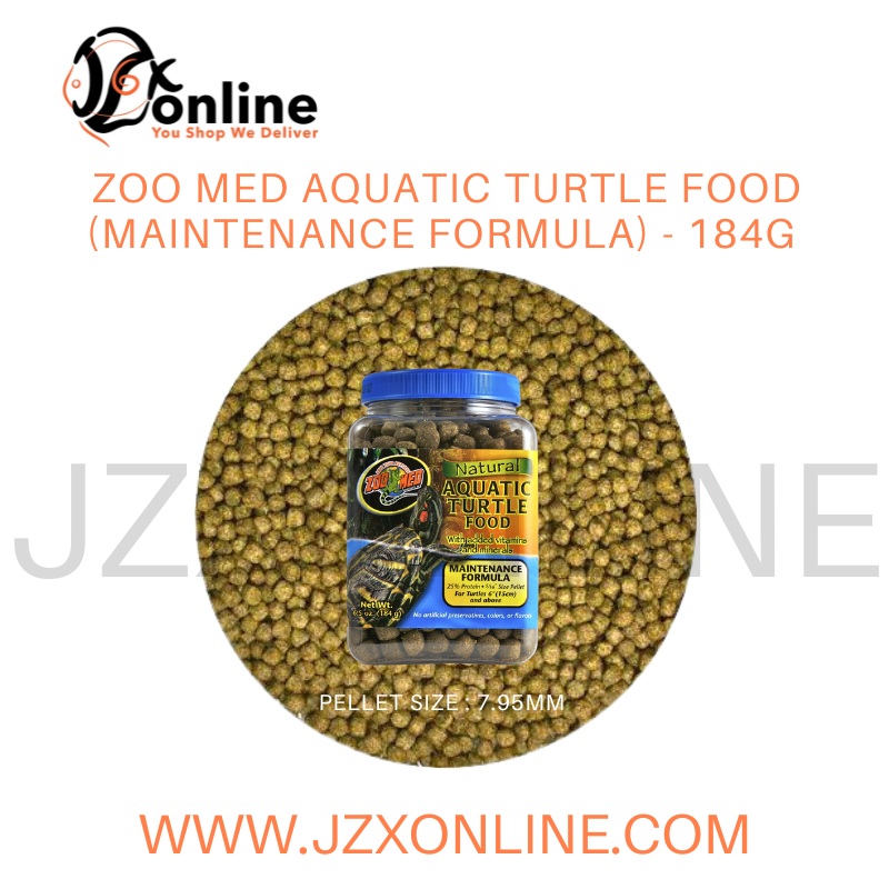 ZOO MED Natural Aquatic Turtle Food  Maintenance Formula -184g (ZMZM110)