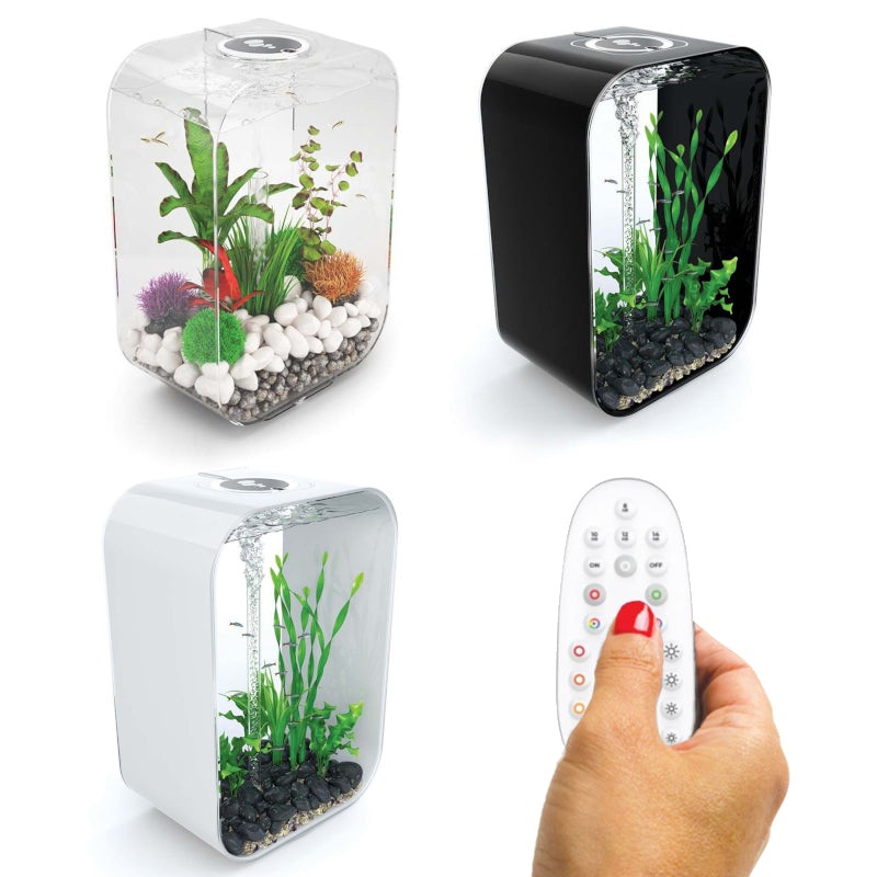 BiOrb Life 60L Aquarium MCR LED Lighting Black / White / Clear Black