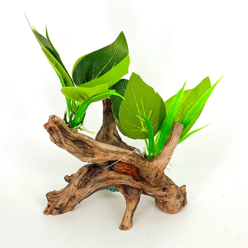 Zhen De Decoration – Wood w/ Plants – NIK-04B