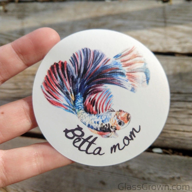 Betta Mom Decal Stickers