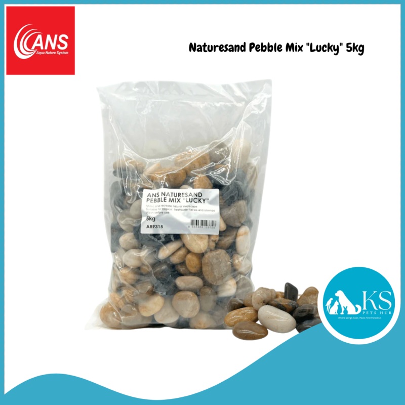 ANS Naturesand Pebble Mix “Lucky” 5kg Fish & Aquatic