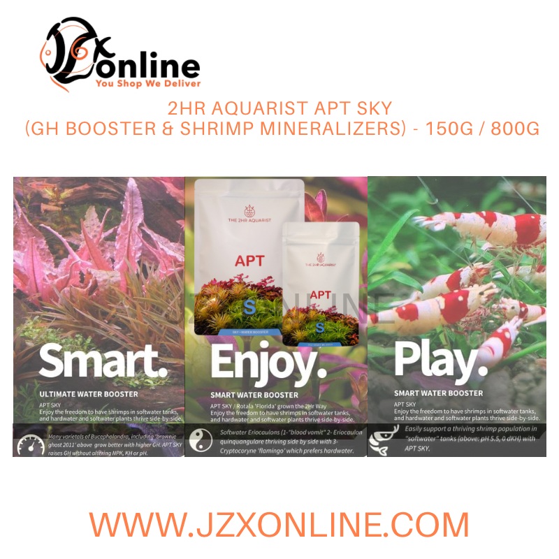 2HR AQUARIST APT SKY (GH Booster & Shrimp Mineralizers) – 150g / 800g 150g