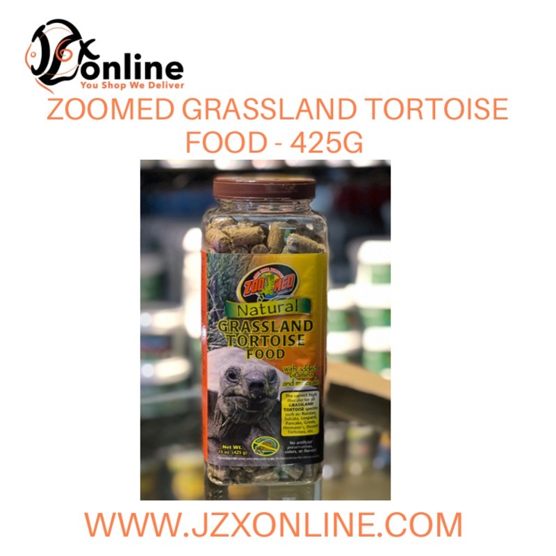 ZOO MED Natural Grassland Tortoise Food – 425g