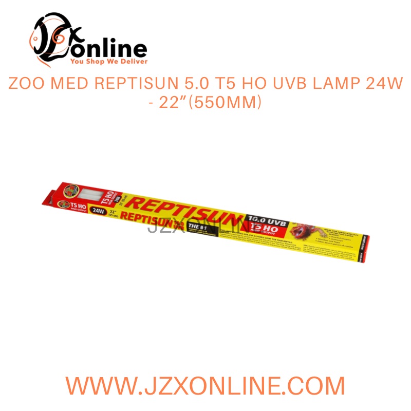 ZOO MED ReptiSun 5.0 T5 HO UVB Lamp 24W – 22(550mm)