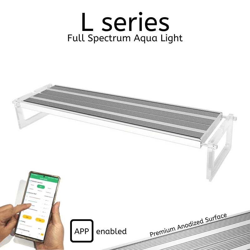 Week Aqua L – Series Pro LED Light (60cm – 120cm) 60cm (55w) No Shade